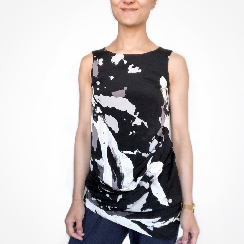 Doo.Ri Stretch Silk Monochromatic Top